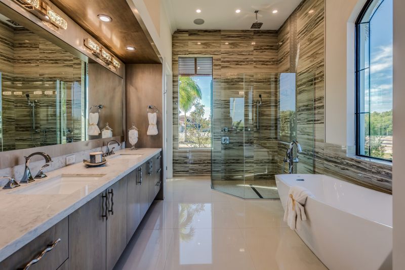 Luxury Bathroom with Marble Accents